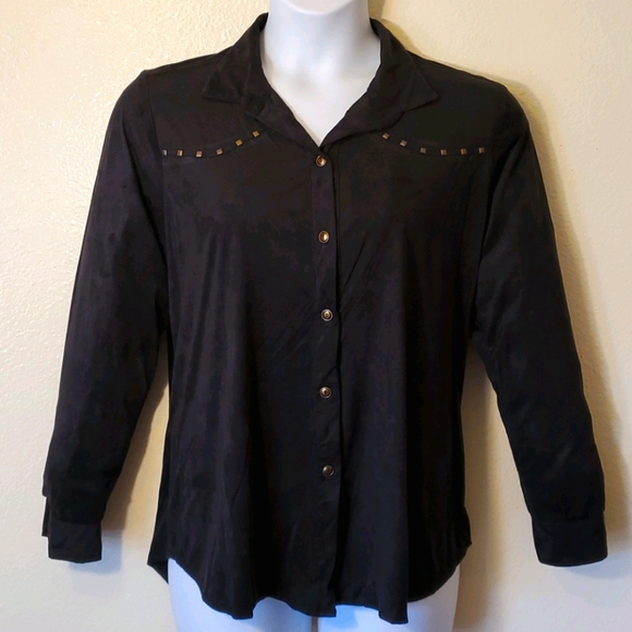 NWT! Adorable Velvety Plus Size Tops - Picture 1 of 7